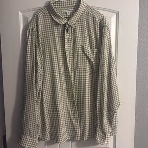 Xxl mens checked button up